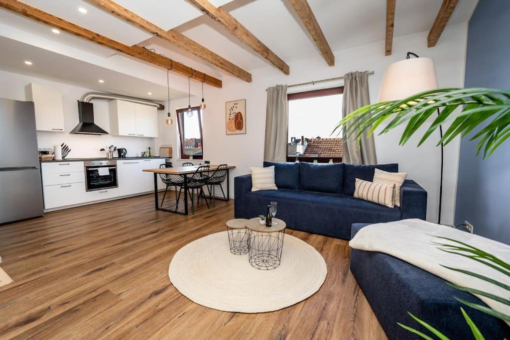 Moderne Maisonette Wohnung Im Fluesseviertel BRE Екстериор снимка